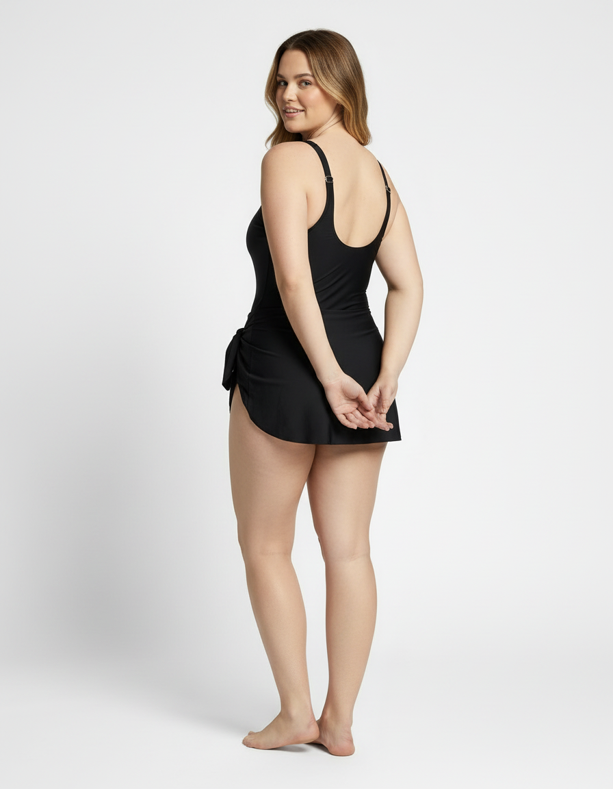 Soft Curve Skirted Swimsuit